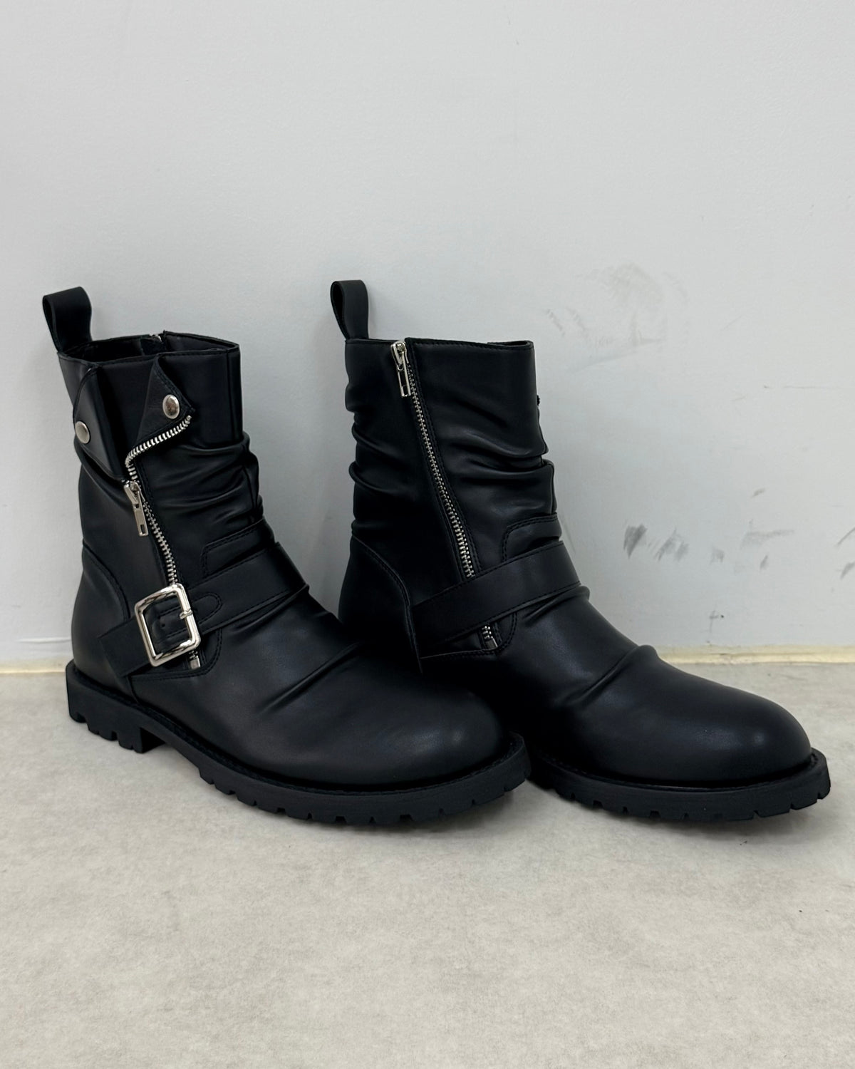 国際配送【RENOL】leather biker boots