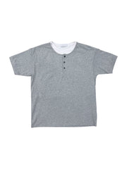 7/4 20:00発売 受注制【nmtc+】Cool Layered Henley Neck Tee (2color)