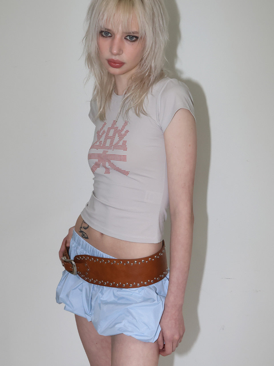【CRANK】ROCK PIXEL SLIM TOP