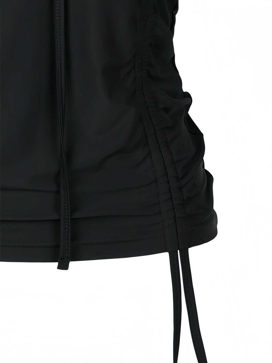 【ROCK CAKE】Shirring Hoodie Top