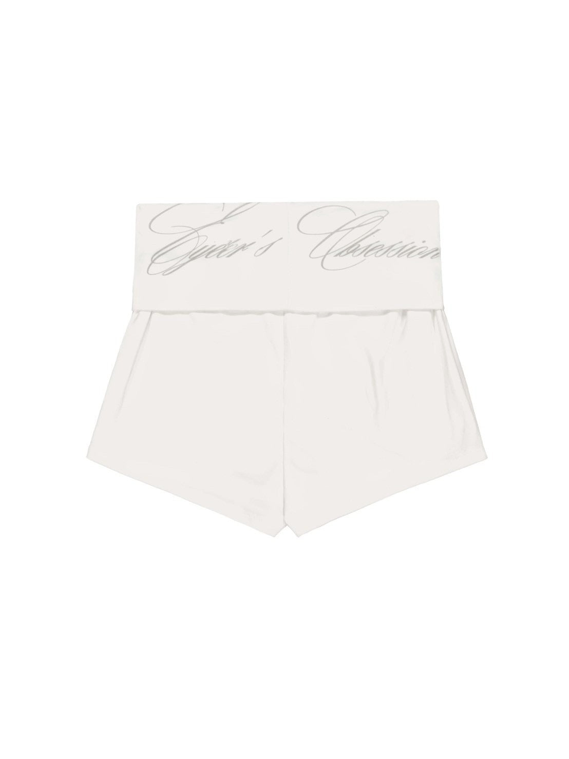 【EYEER】Foldover Waist Short Pants