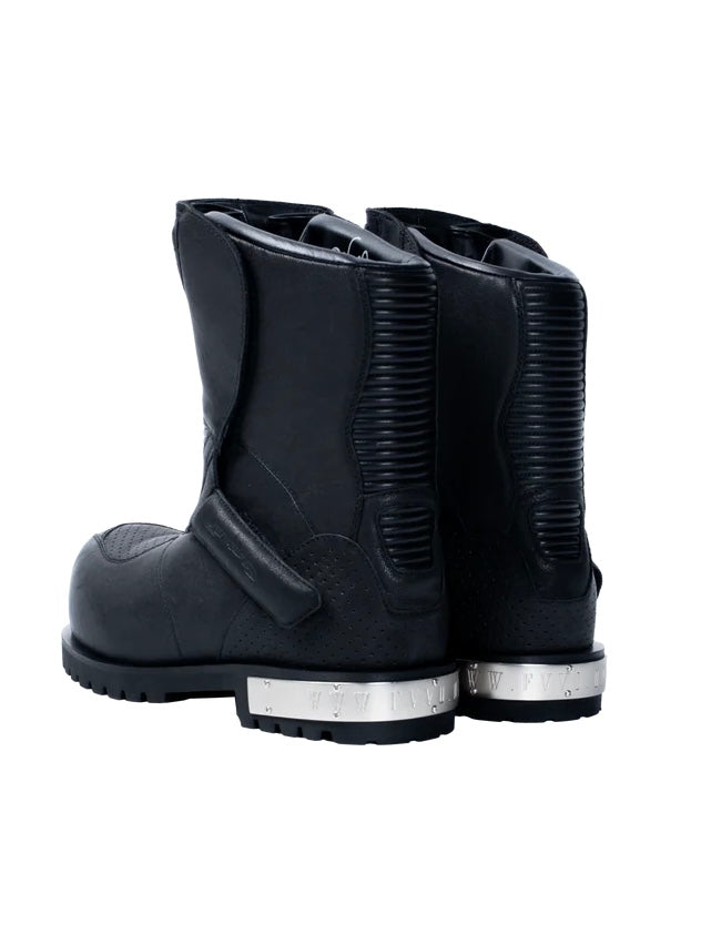 【F.V.V.O】Armored Leather Mid Boots