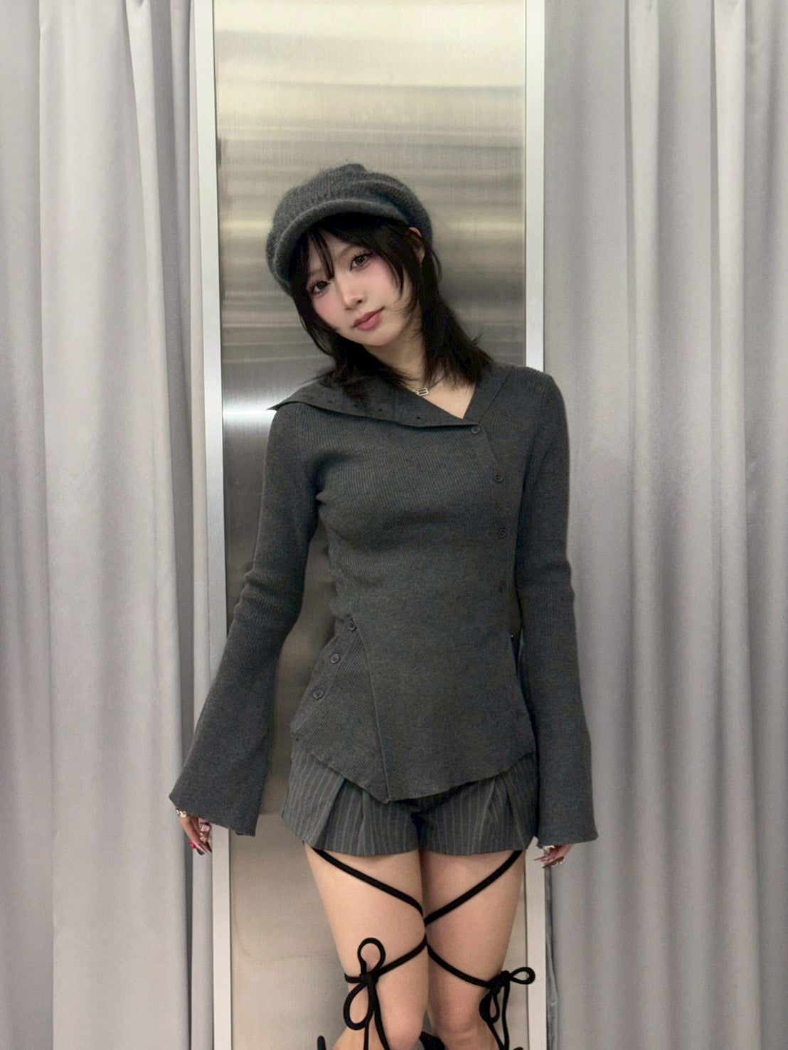 3/1 20:00発売 受注制【nmtc +】anngora knit cap / 【エヌエムティーシープラス】アンゴラニットキャップ (3color)