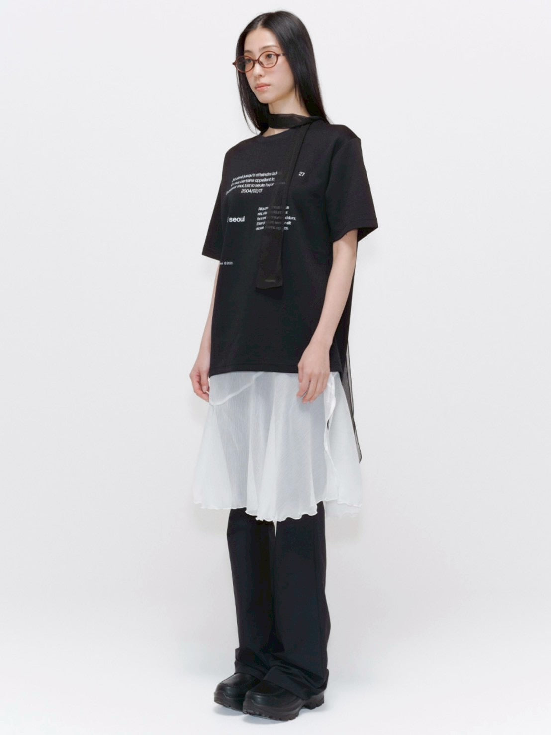 【Miseki seoul】Miseki typography short sleeves