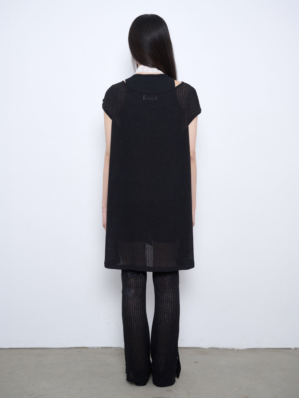 【TUOMIO】CROCHET MINI DRESS
