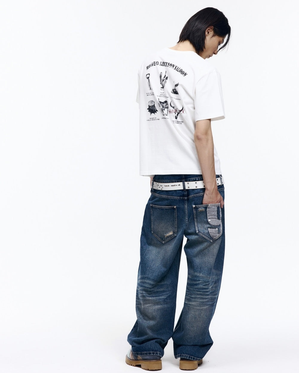 【AAKAM】Rodeo Saloon Half Top