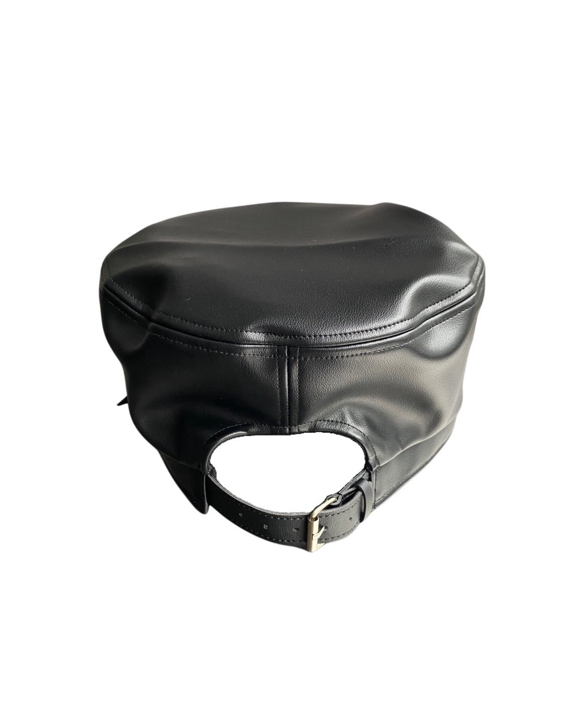 【YIKAI LABORATORY】LORRAINE CROSS SYMBOL LEATHER CAP