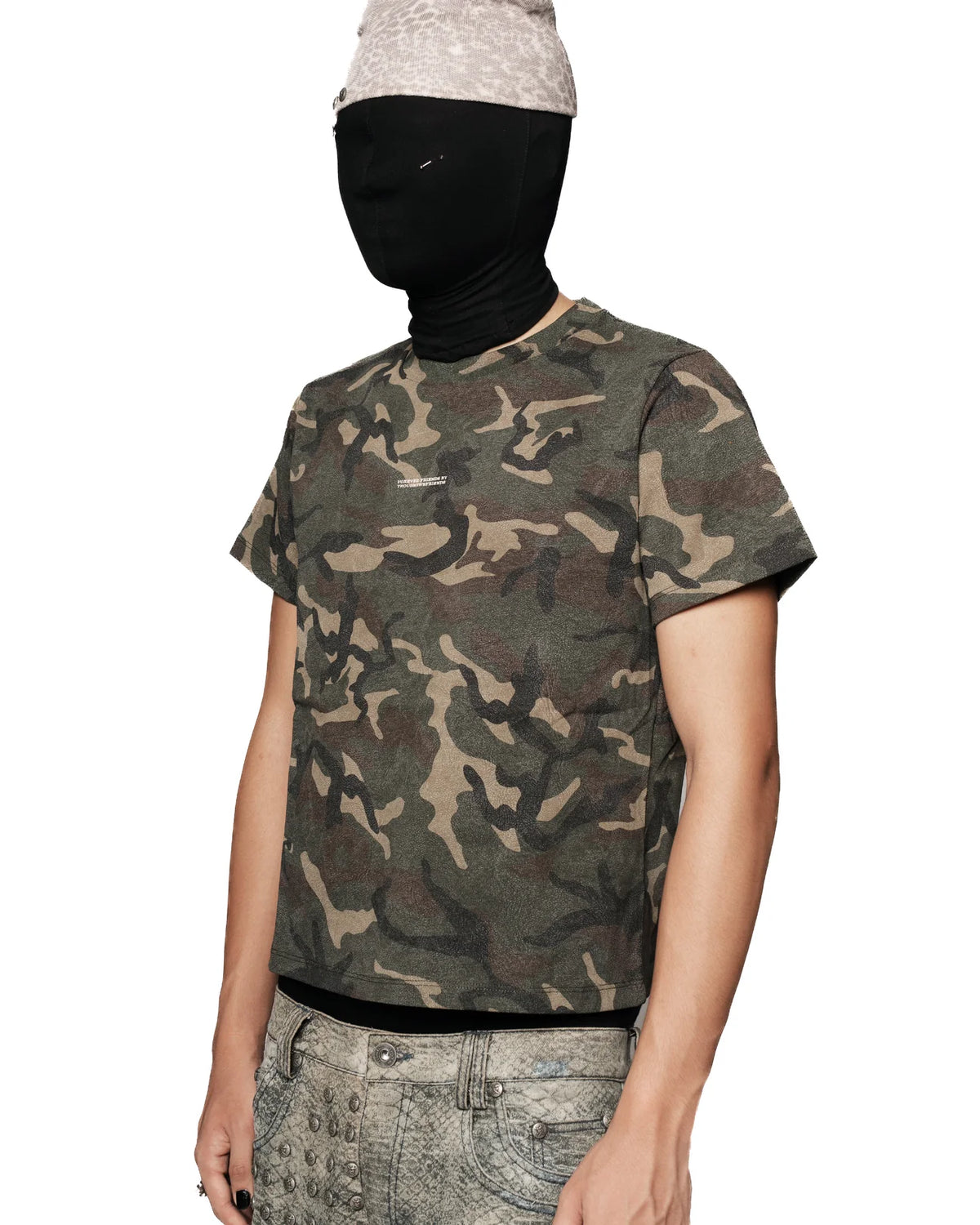 【Thought We Friends】Nameless Mid- Cropped Tshirt