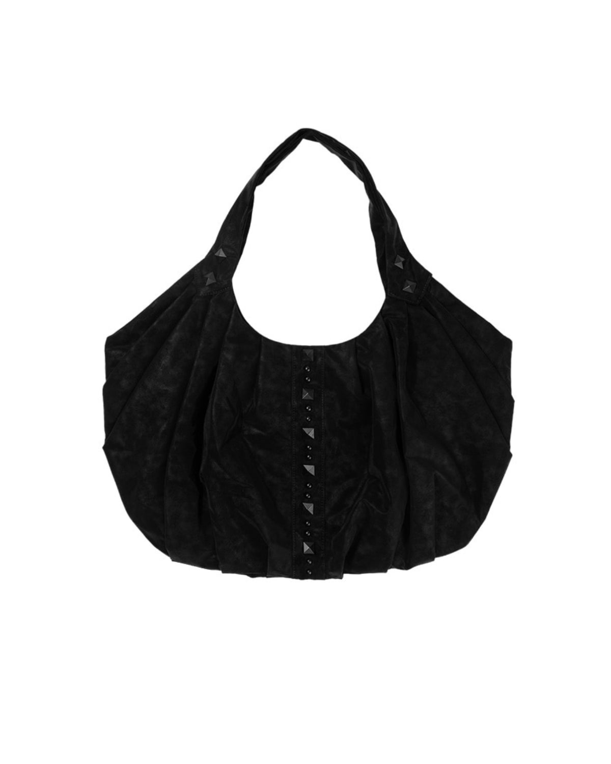【FANCY CLUB】DRAPE FRINGE HOBO BAG
