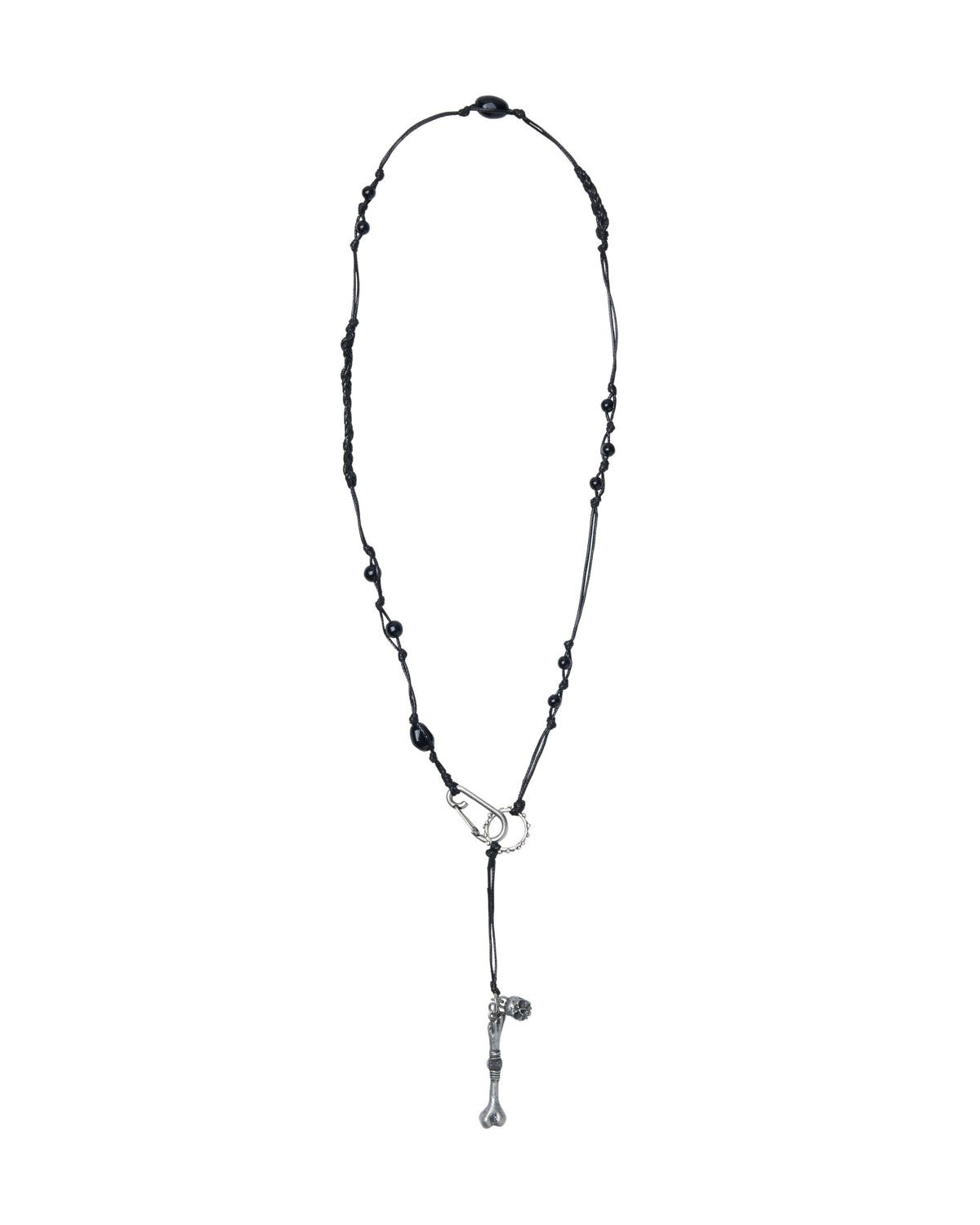 【LECYTO】Skull Bone Charm Necklace