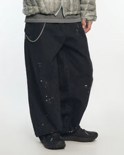【NOMANUAL】PAINTED WORK PANTS