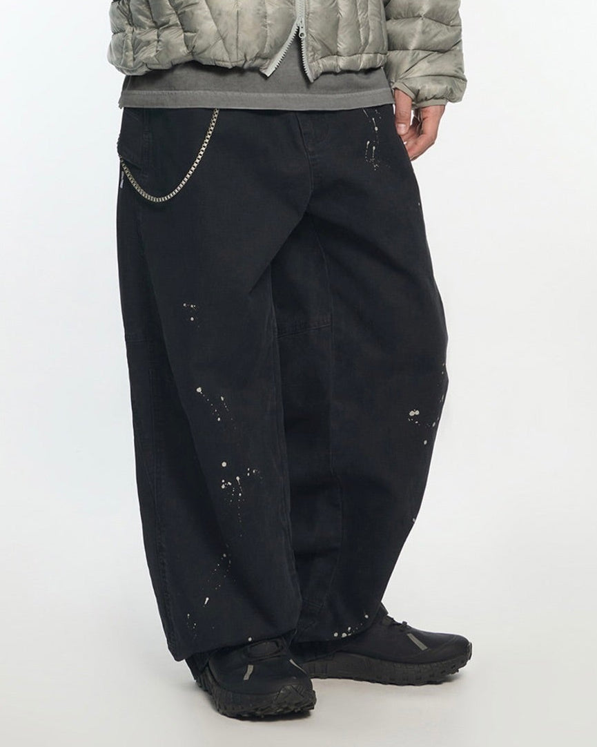 【NOMANUAL】PAINTED WORK PANTS