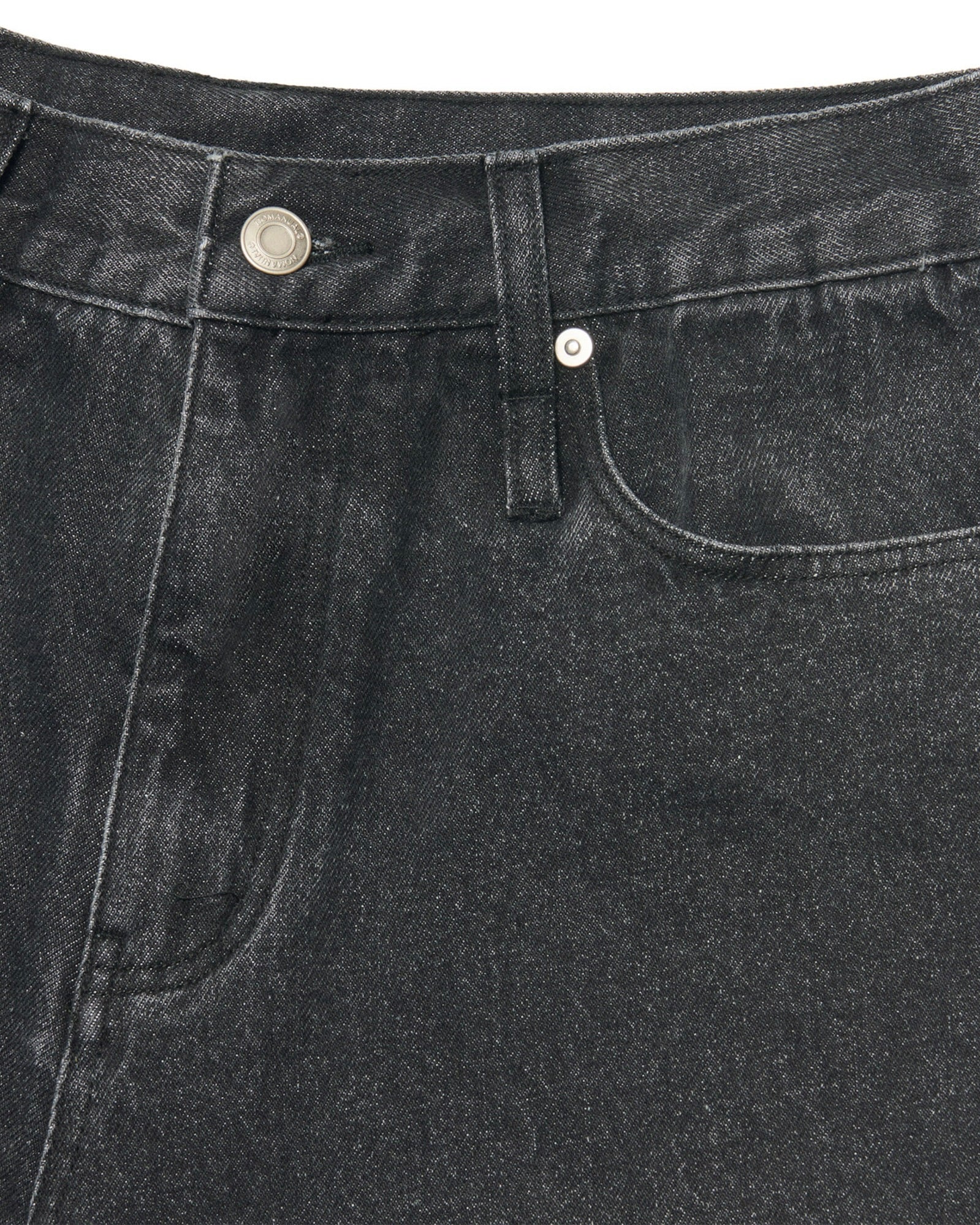 【NOMANUAL】BASIC WASHED DENIM PANTS