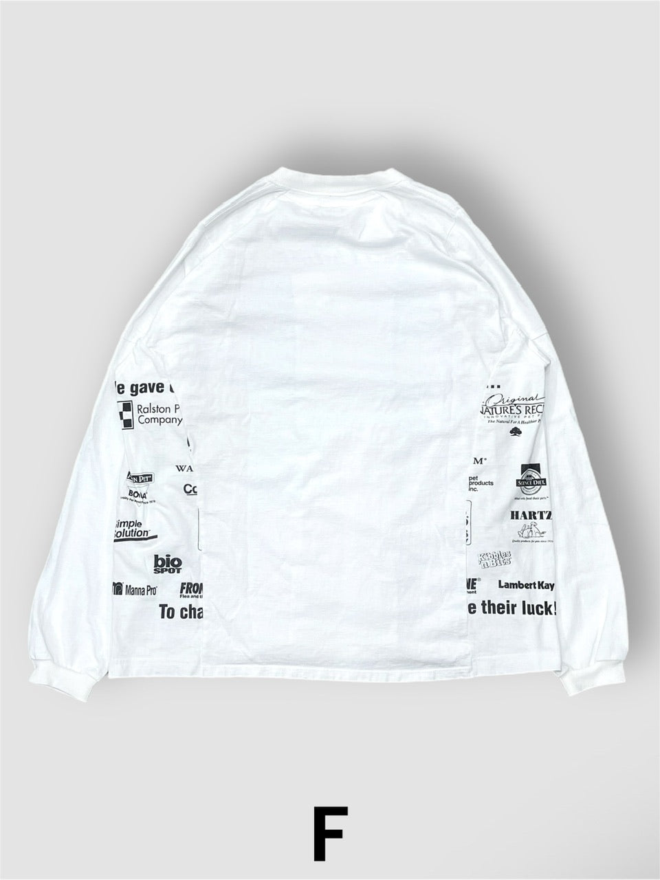 【Re +】cutting switch long sleeve (white)