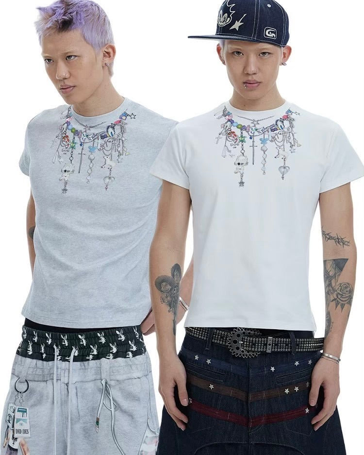 【DND4DES】CARTOON CHAIN T-SHIRT