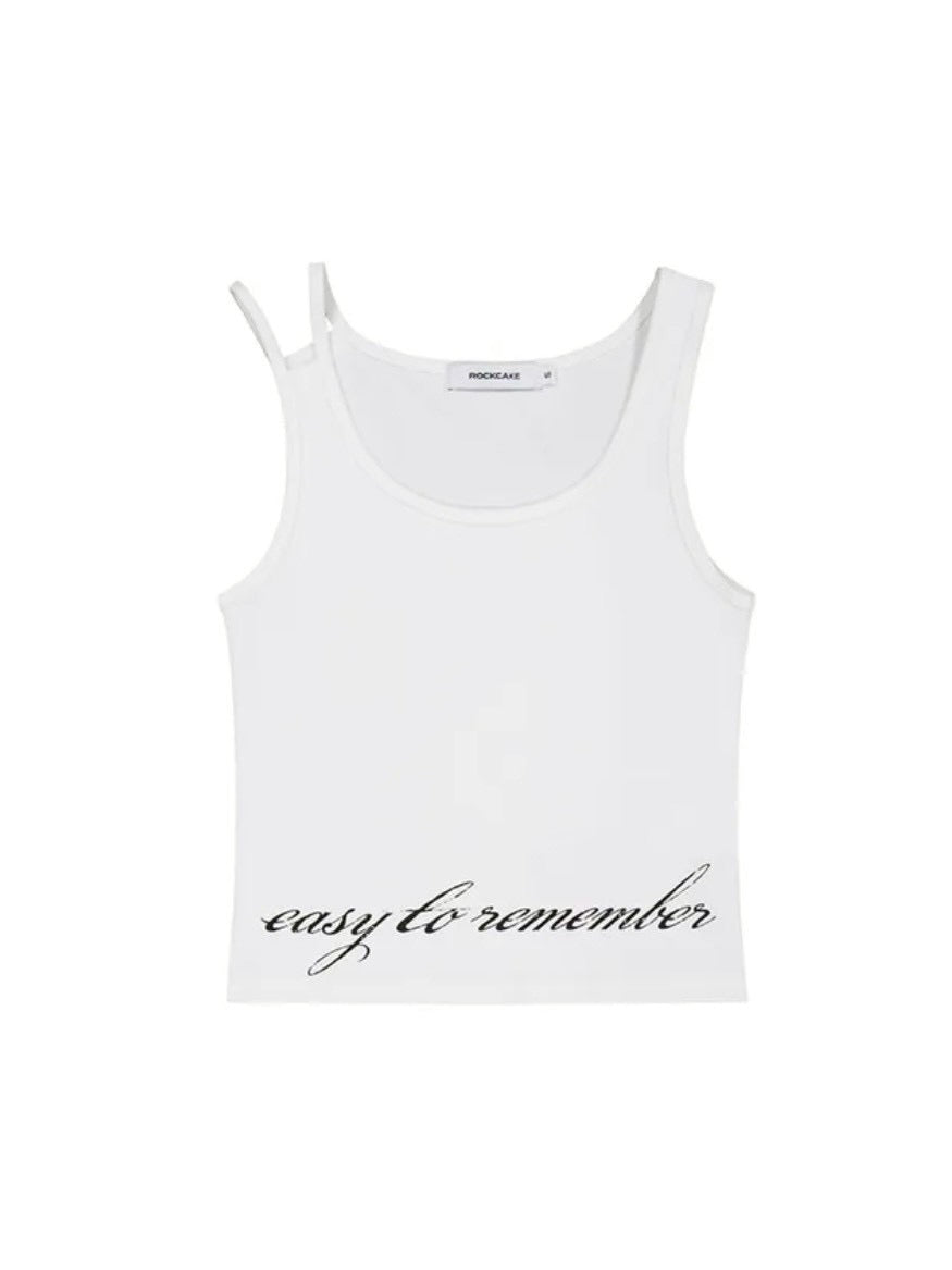 【ROCK CAKE】Back Line Strap Sleeveless