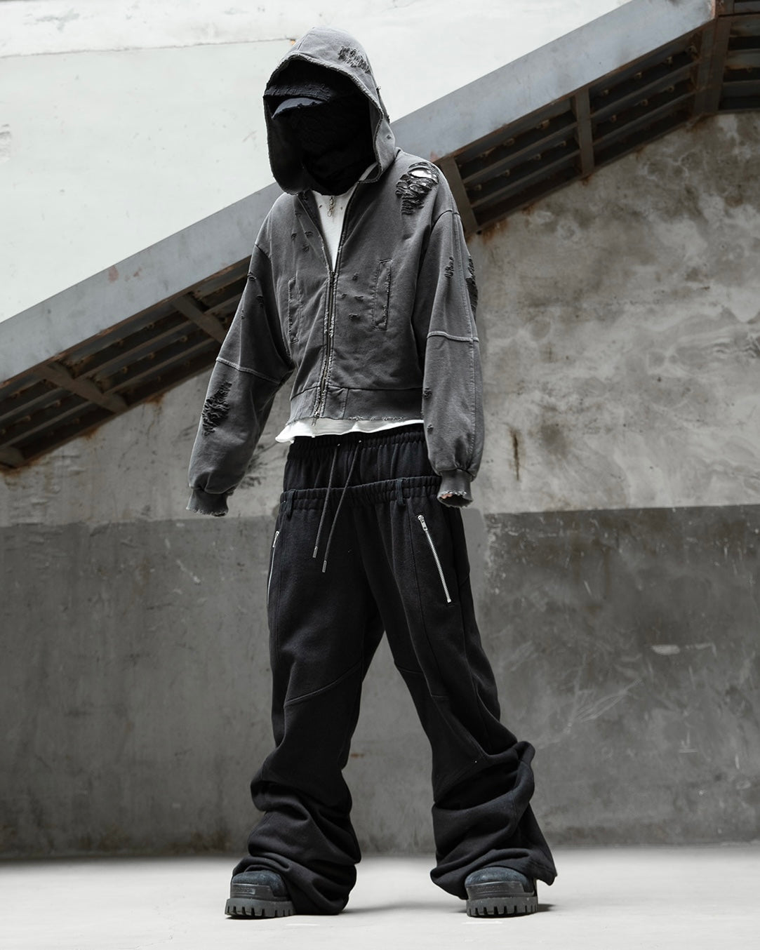 【roaringrad】Layered Waist Sweat Pants