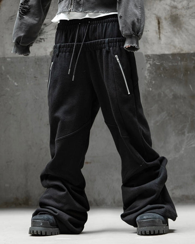 【roaringrad】Layered Waist Sweat Pants