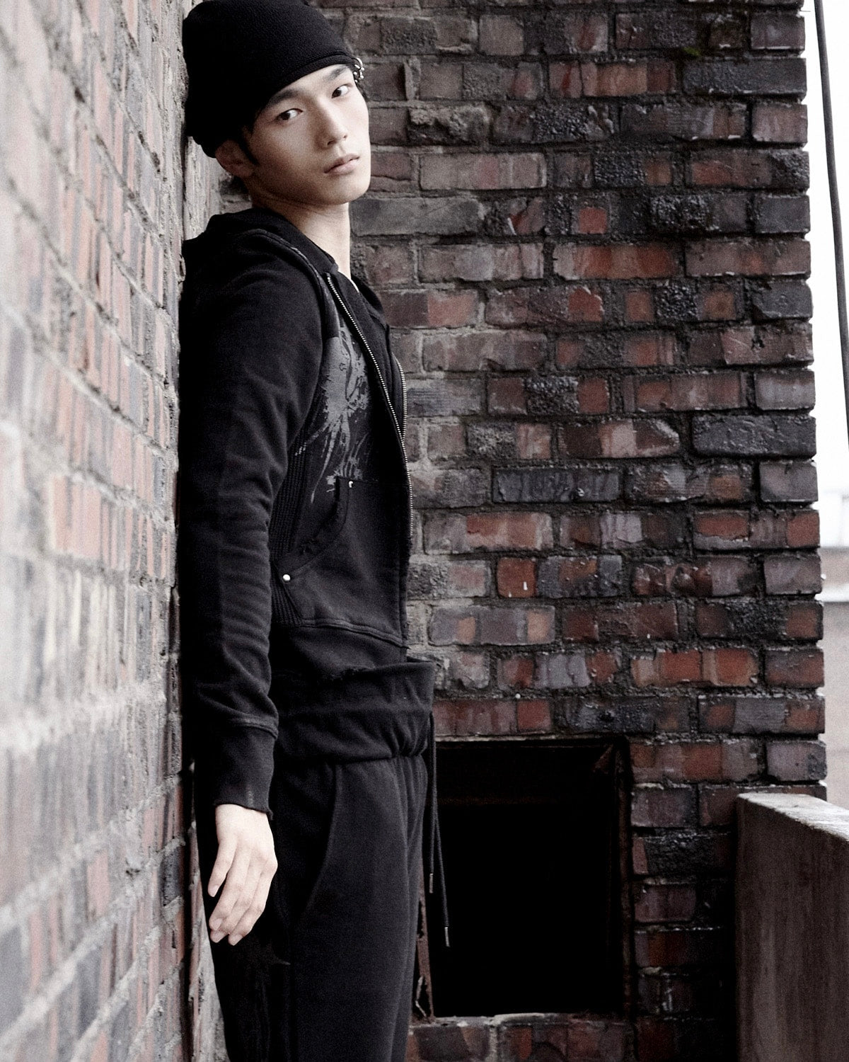 【LECYTO】Celestial Paint Hoodie Zip-Up