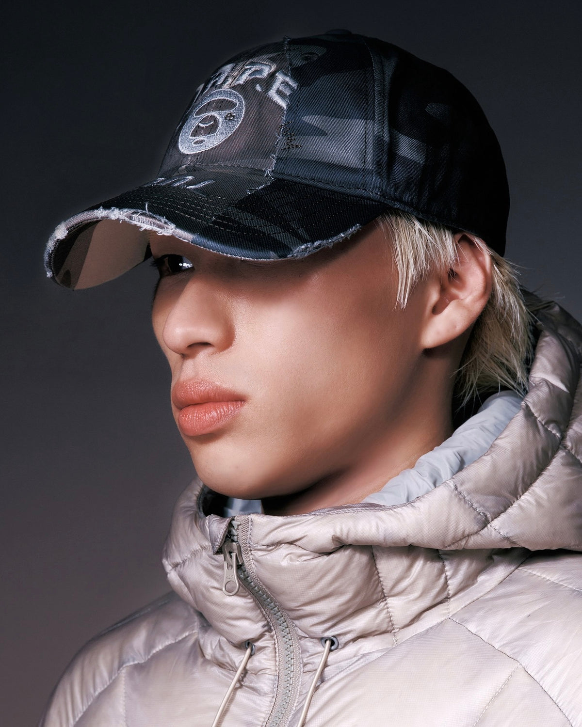 【NOMANUAL】AAPE X NMNL SURVIVOR BALL CAP(SAND CAMO)
