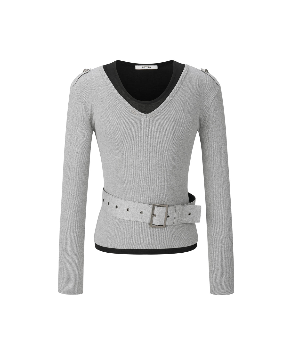 【LECYTO】Stray V-Neck Set