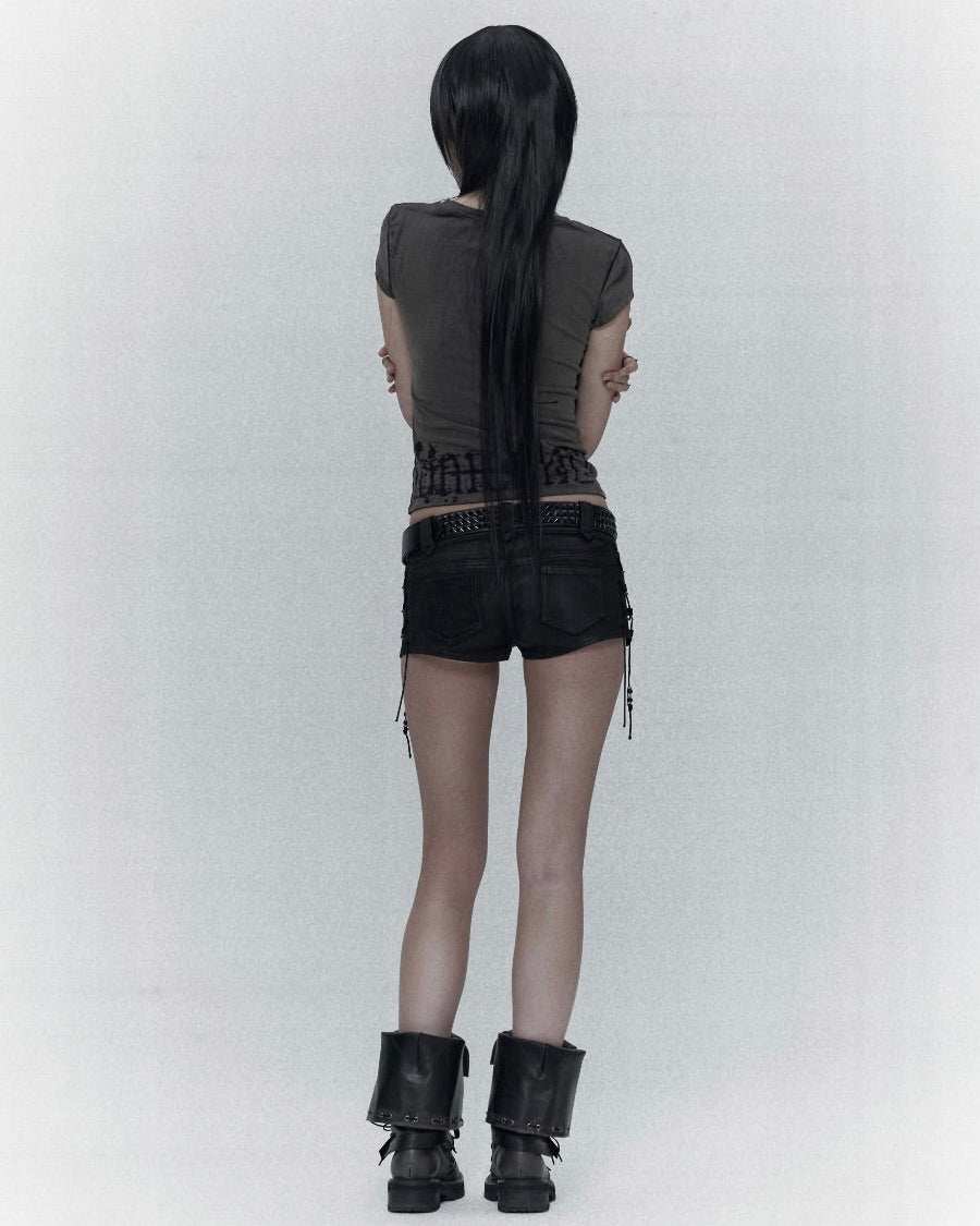 【bonienkiye】Laser-Etched Tee