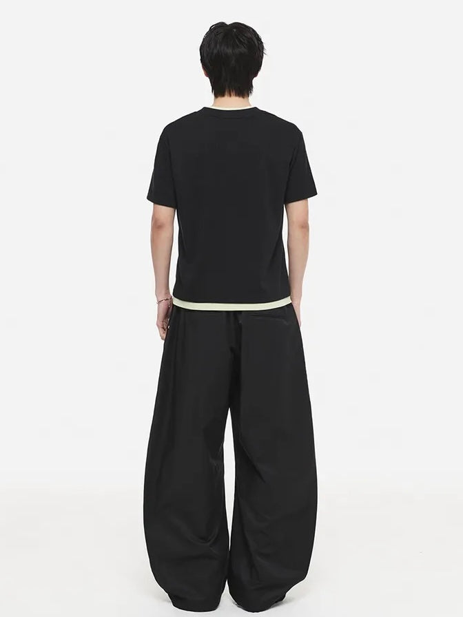 【DNSR】Layered V-Neck Half T-Shirt