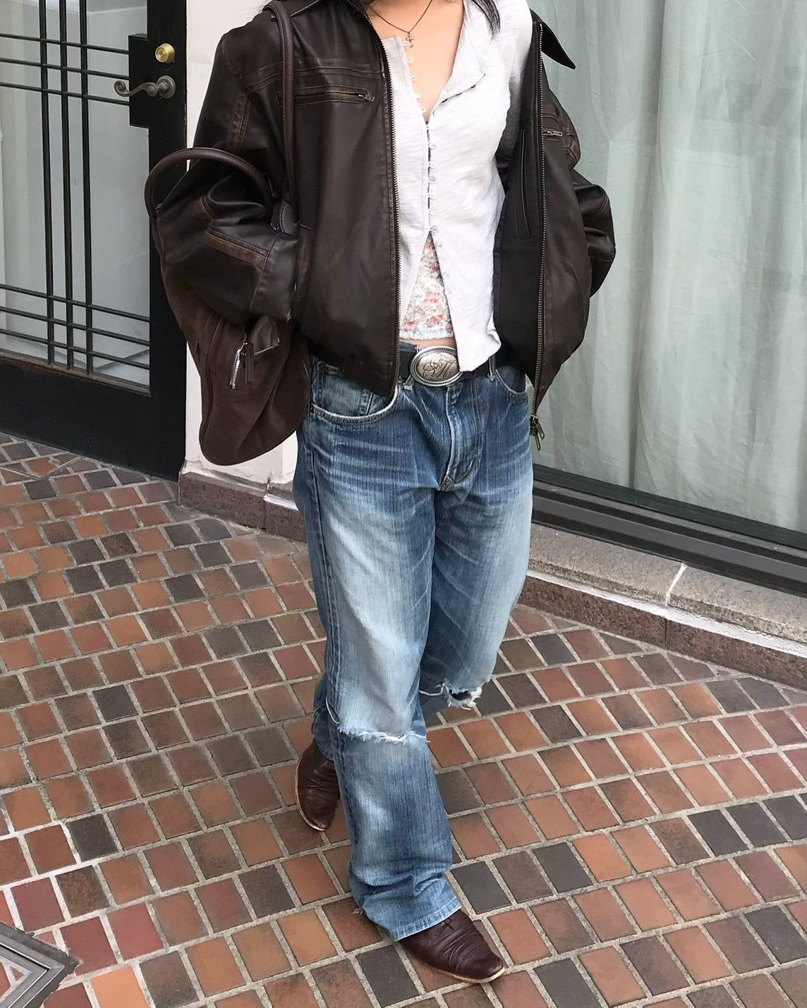 受注制【OaKS】washed coating jacket (2color)