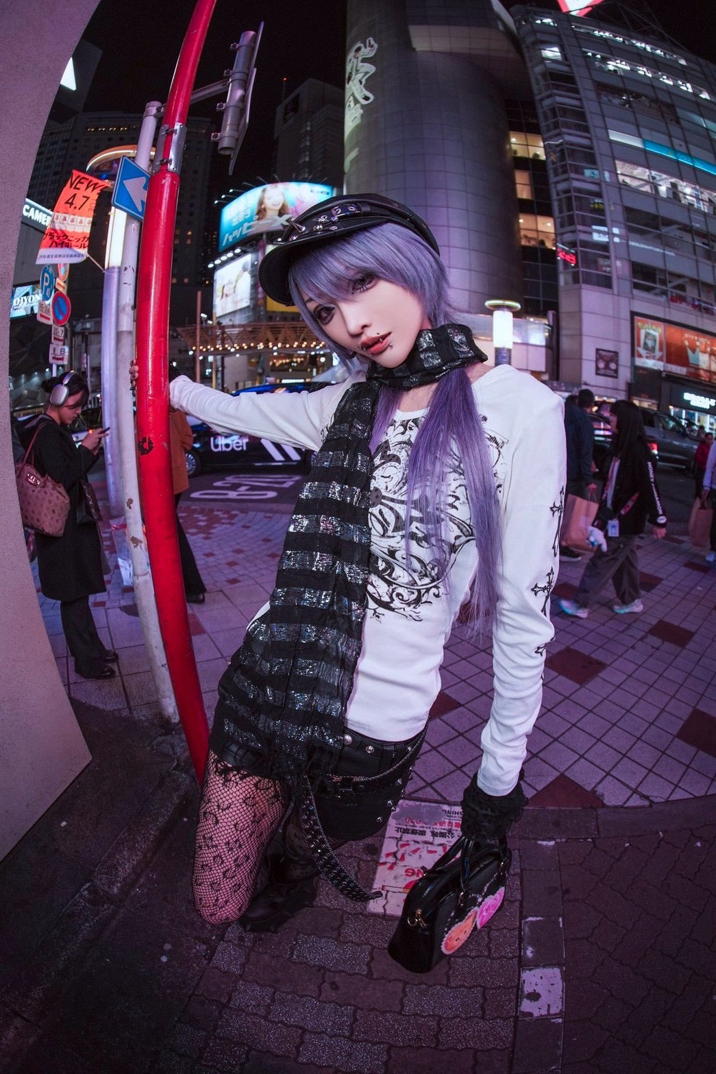 国際配送【BABY09】 vintage cross stone long sleeve