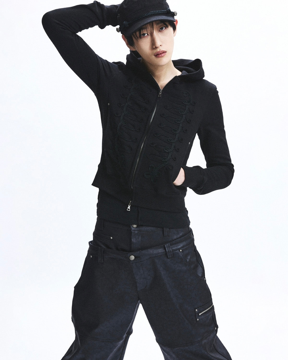 【LECYTO】Hussar Loop Zip-Up Hoodie