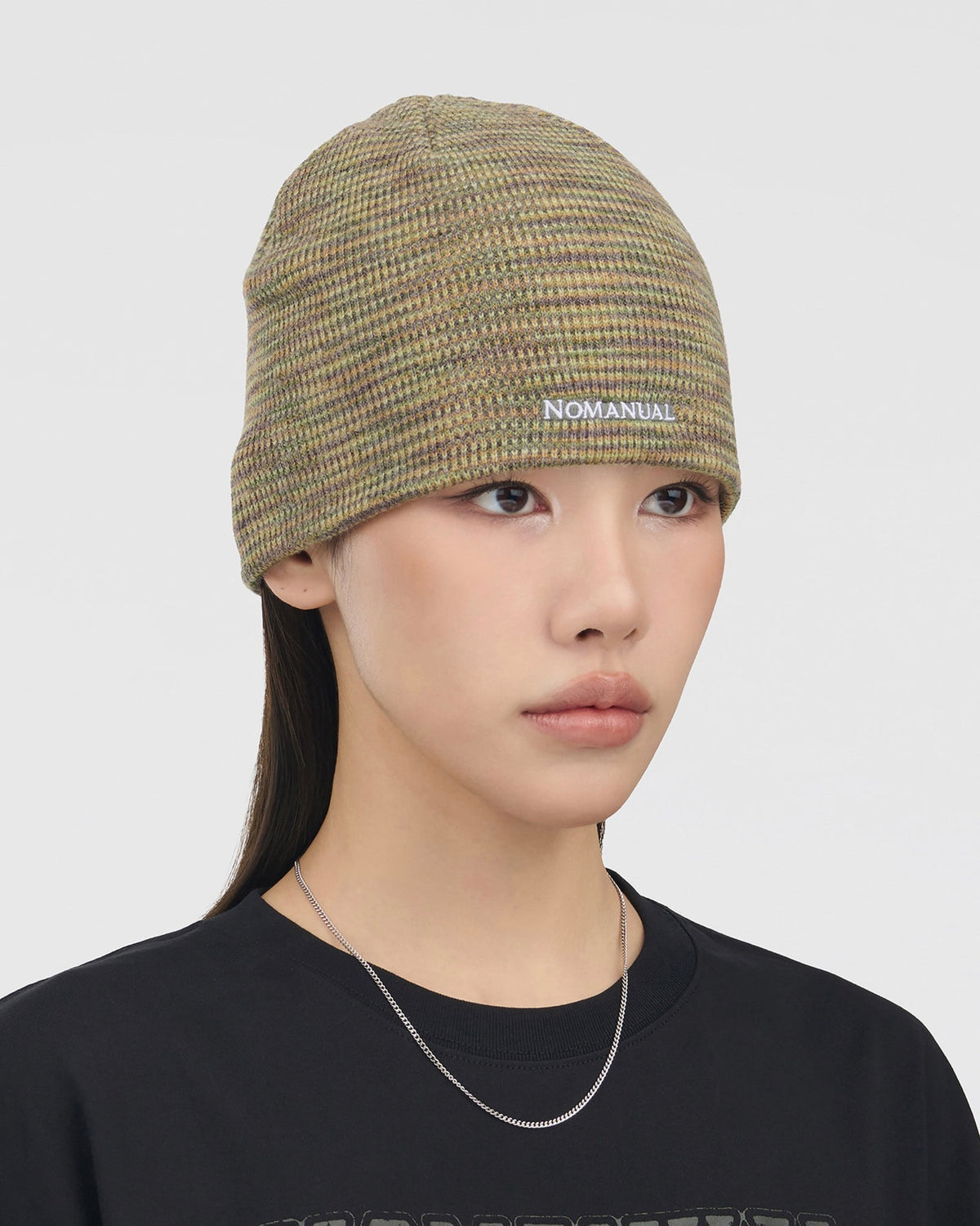 【NOMANUAL】NM MIXED BEANIE
