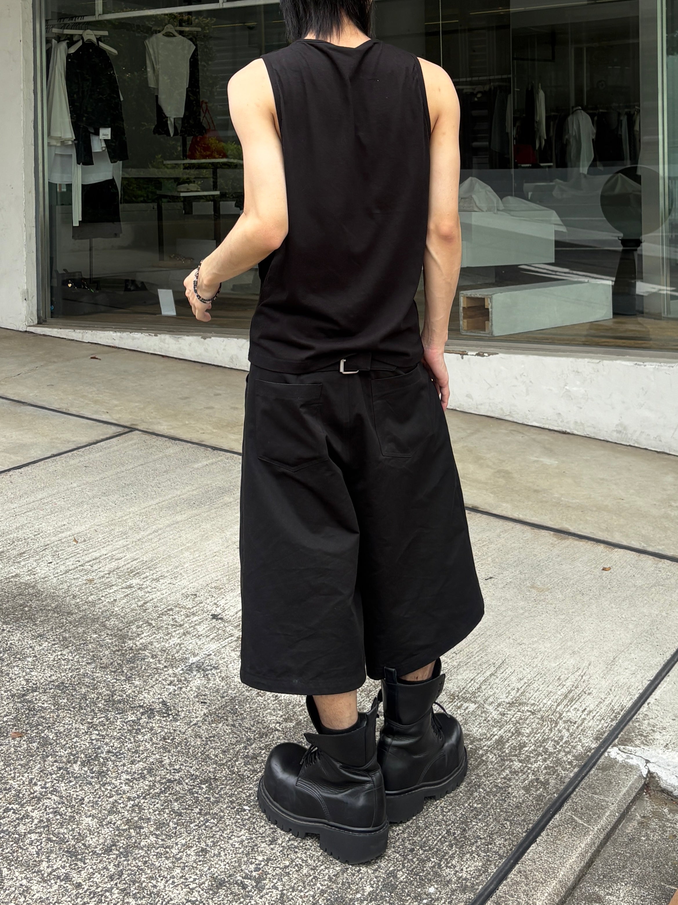 受注制【youll】Henley neck tank top (3color)