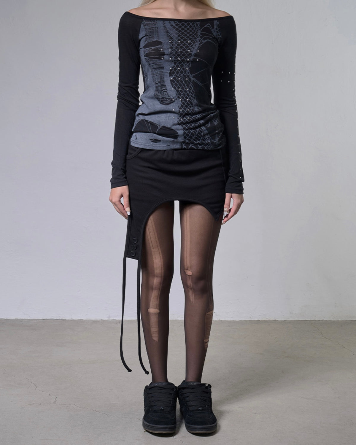 【FANCY CLUB】OVERLAY SHORTS