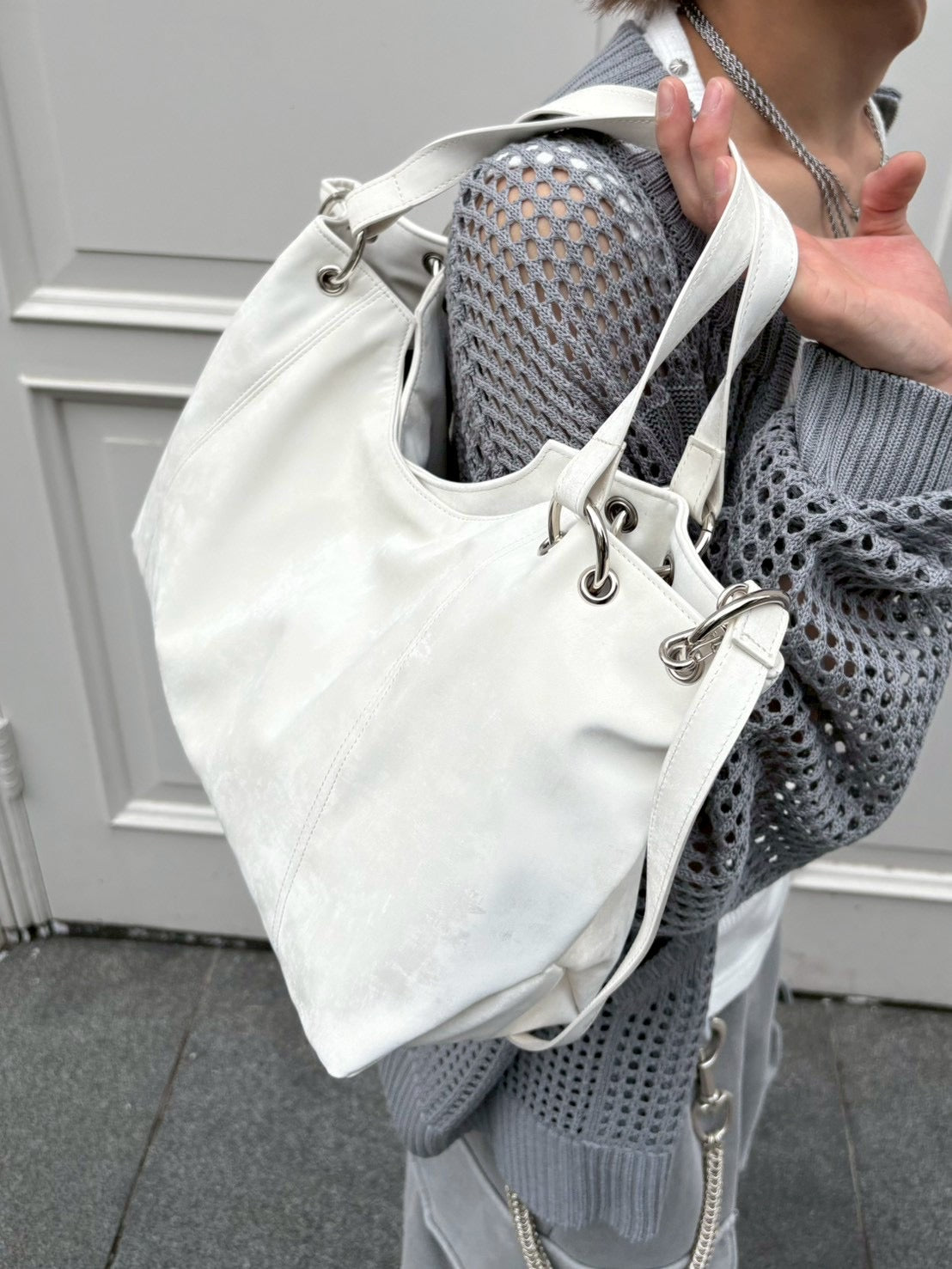受注制【nmtc+】Crossbody Shoulder Tote Bag (3color)