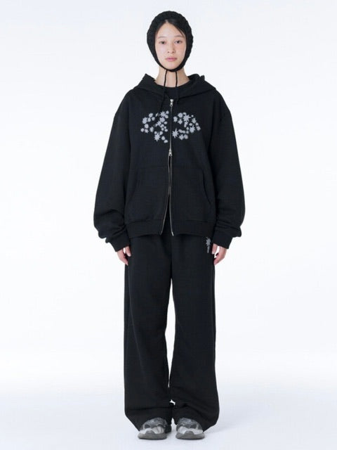 【Miseki seoul】Midnight star over zip-up hoodie