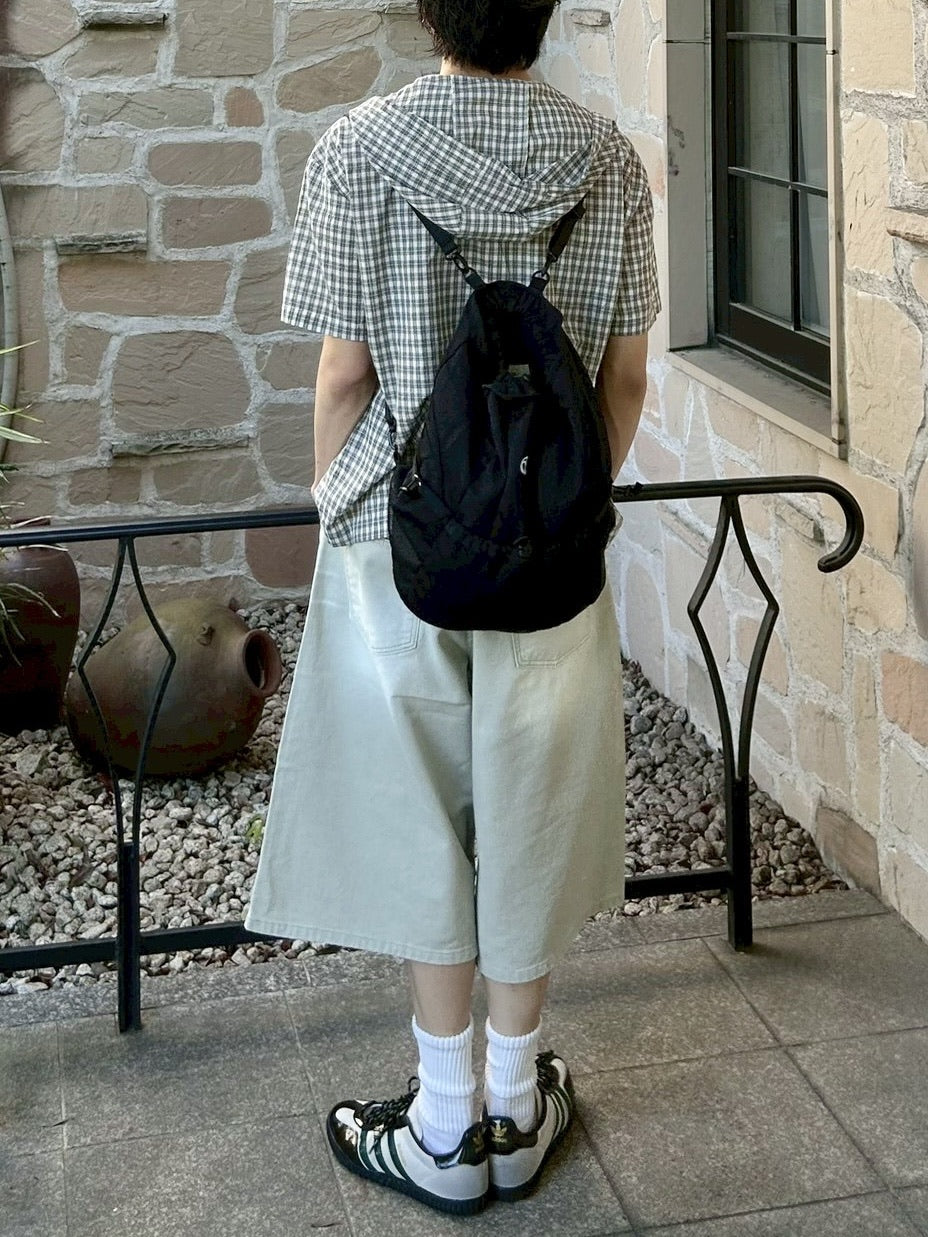 【youll】check shirt hoodie (2color)