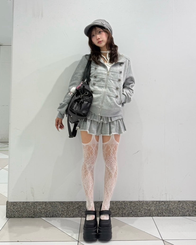 大阪店 WEB限定 受注制【Never mind the XU】Noir Napoleon Zip Top