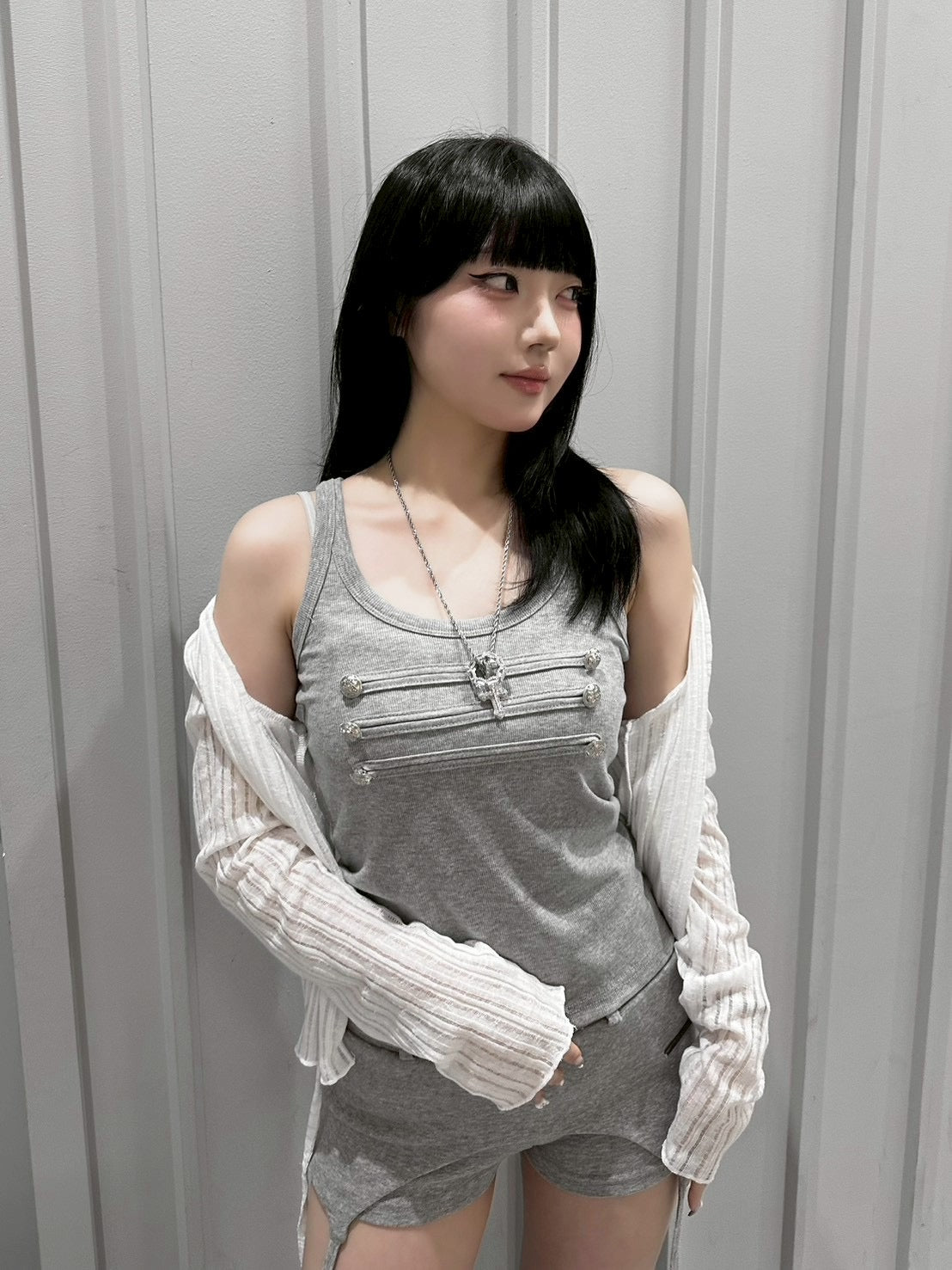 受注制【nmtc+】Sheer Bolero Cardigan (3color)