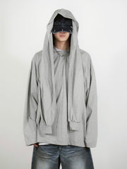 【Chikashitsu +】layered oversized long sleeve (2color)