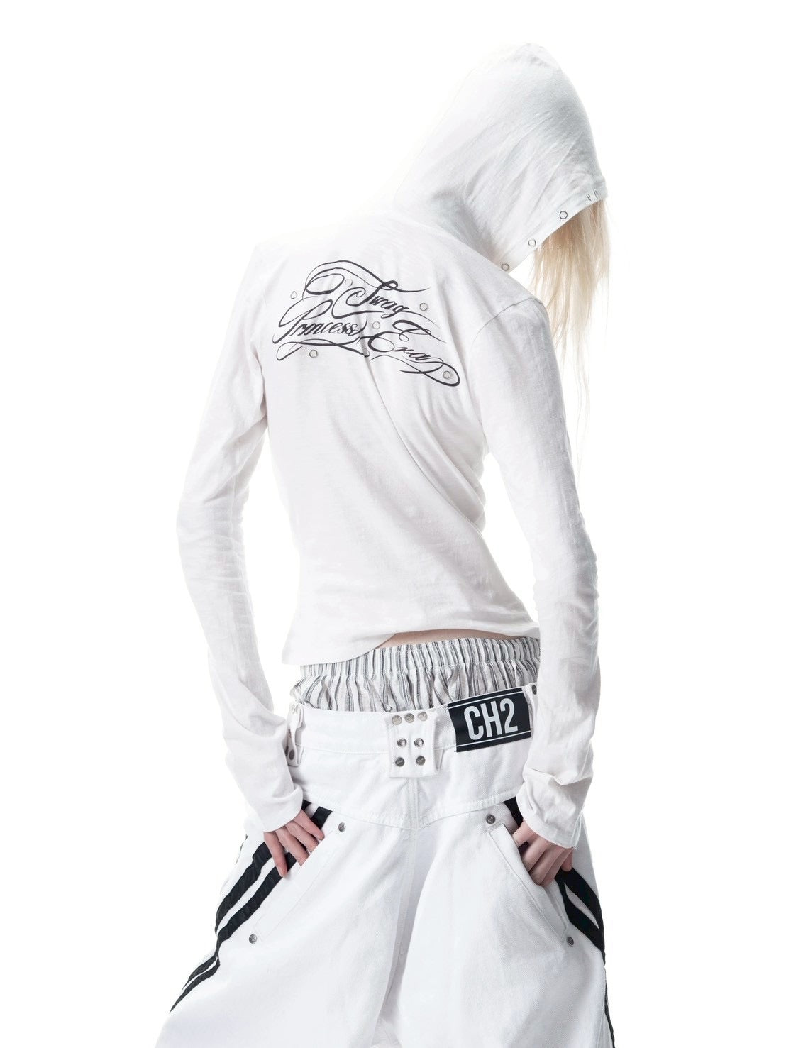 【CH2】WHITE SWAG PRINCESS ERA HOODIE