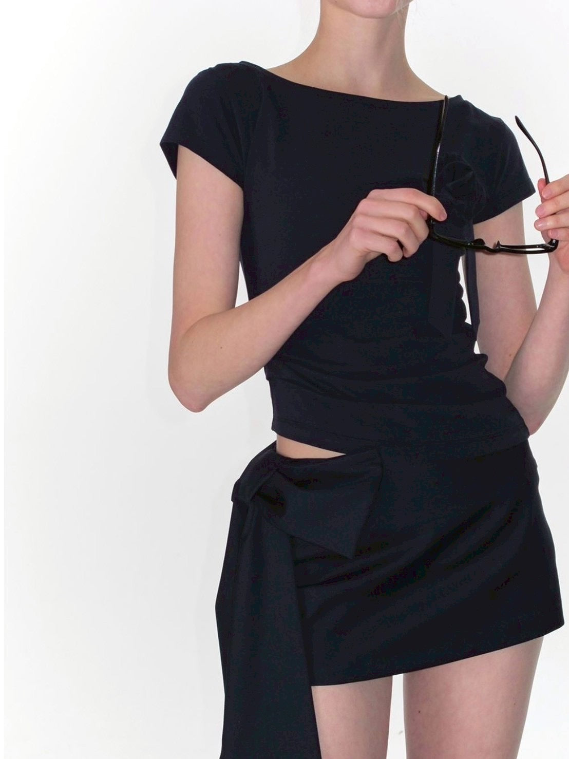 【CRANK】RIBBON MICRO SKIRT