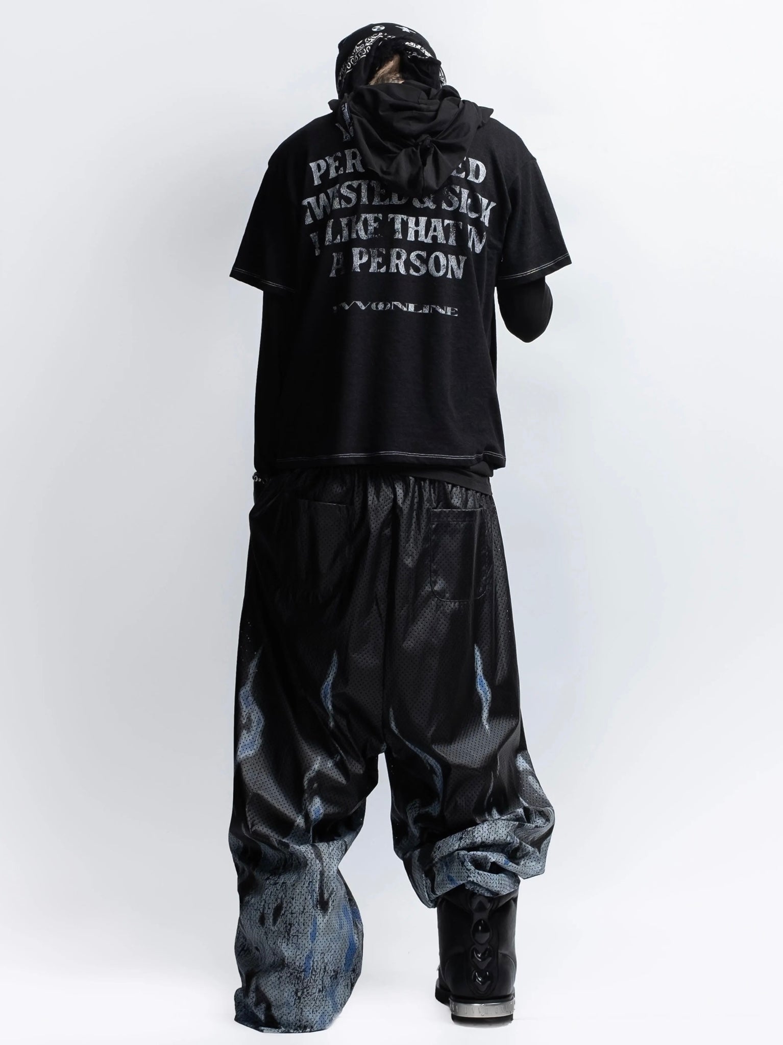 【F.V.V.O】Parody Graphic Ringer Tee