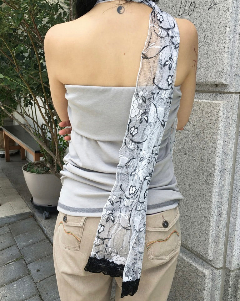 【MIAE】[香] Floral Lace Scarf