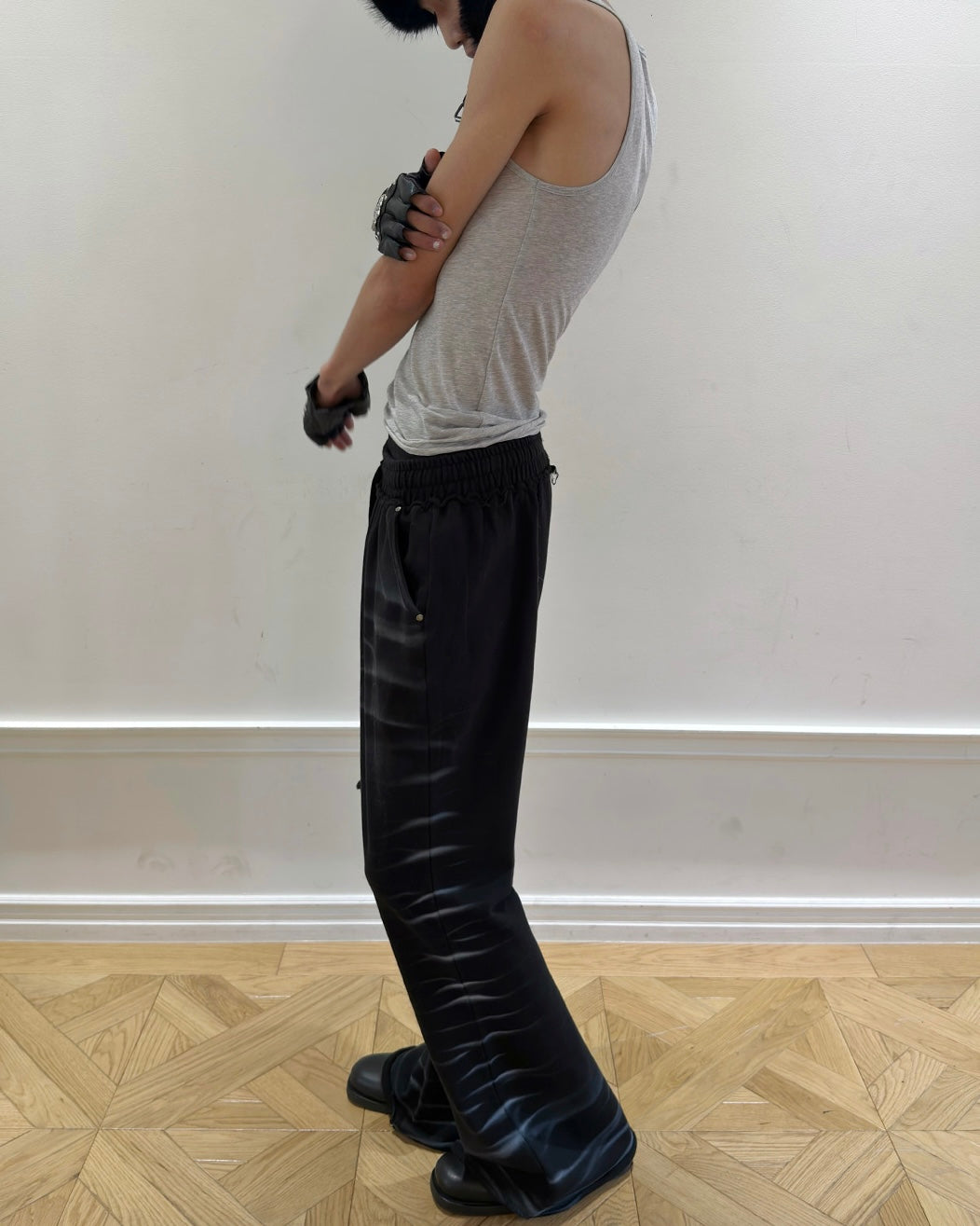 【LECYTO】Dirty Flare Sweatpants