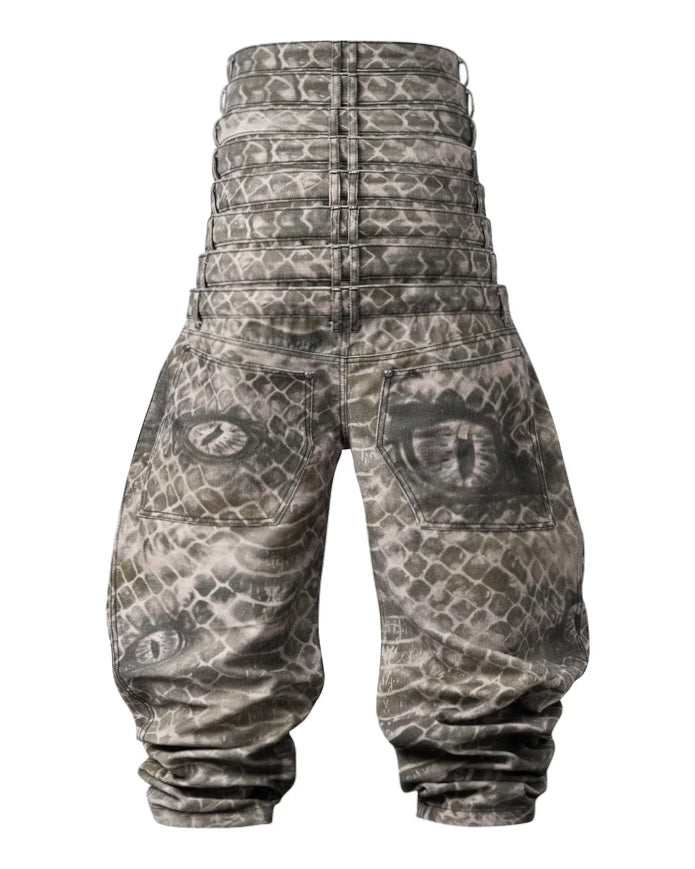 【UNIZ】8 Backs J-Cut Pants