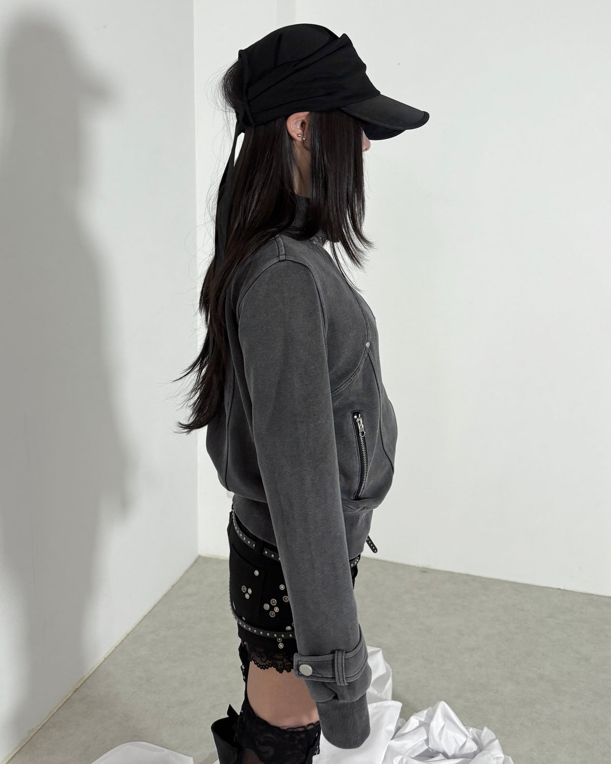 名古屋店WEB限定受注制【nmtc+】Rivet Panel Zip Jacket (2color)
