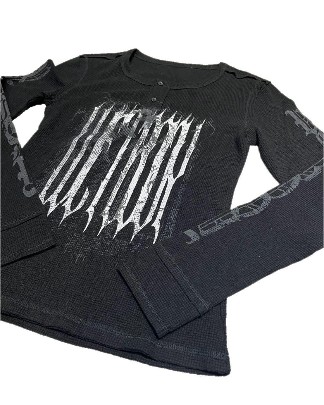 国際配送【BABY09】dark waffle long sleeve