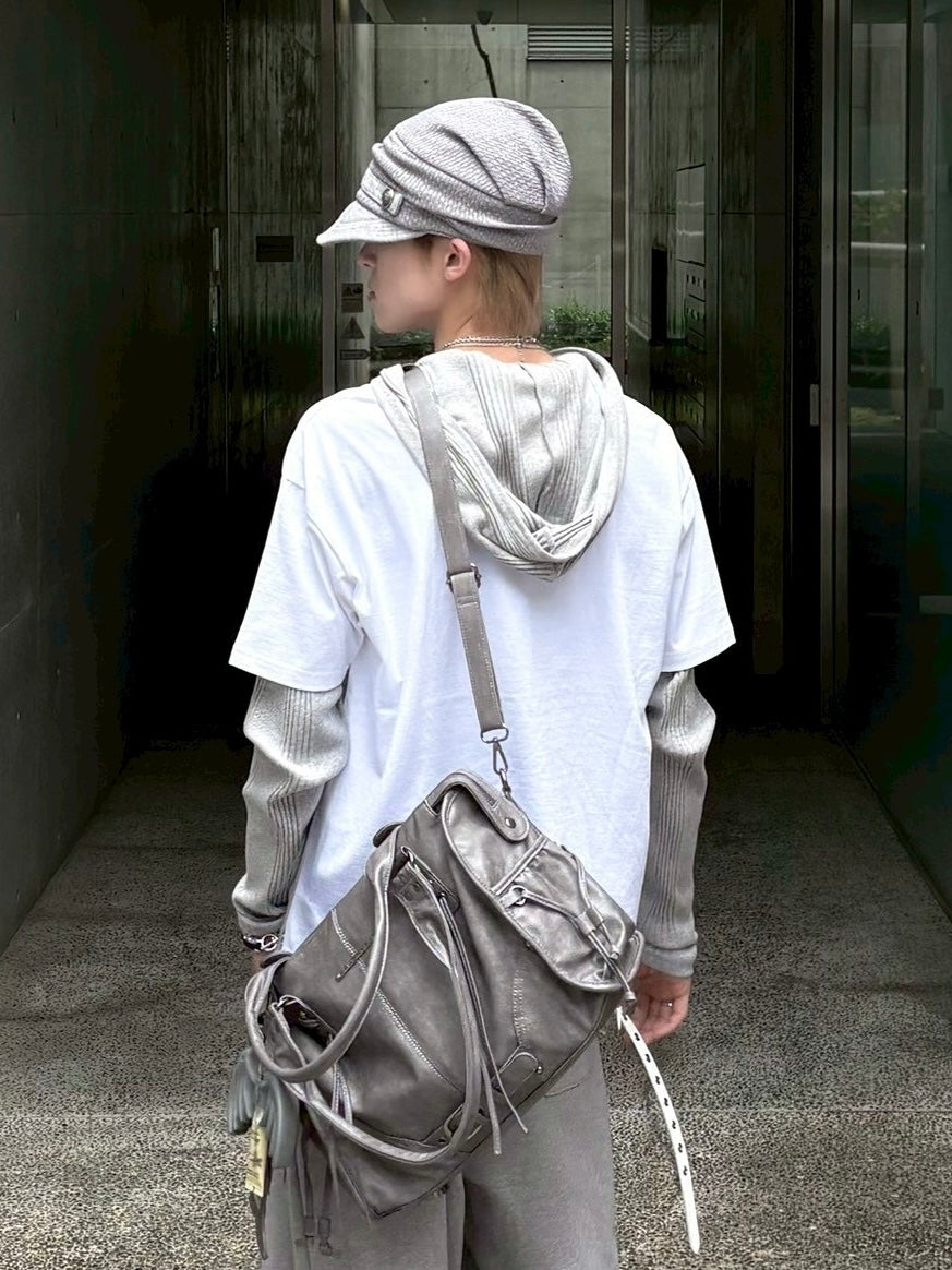 受注制【nmtc+】hooded henley neck long sleeve (3color)