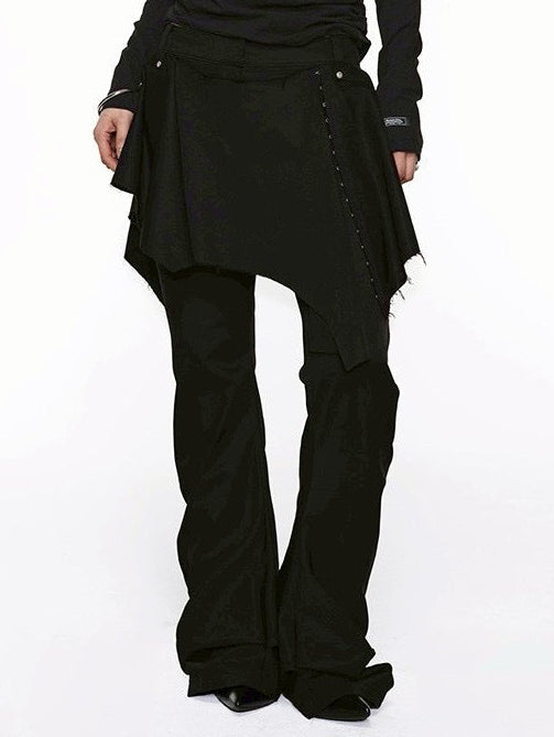【ROCK CAKE】Bootcut Hook Skirt Pants