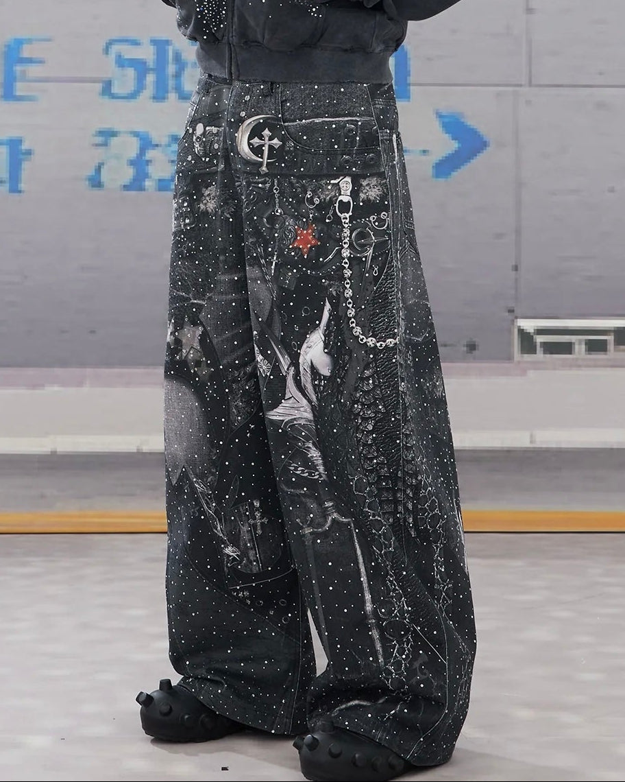 【DND4DES】Armor Full Rhinestone Pants
